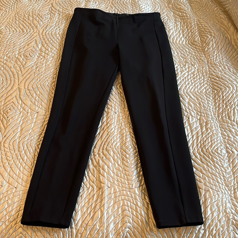 Nordstrom Halogen black skinny slacks.